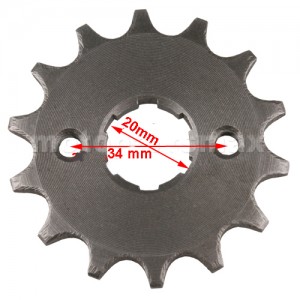 Предна Зъбчатка за верига 428 (20мм)