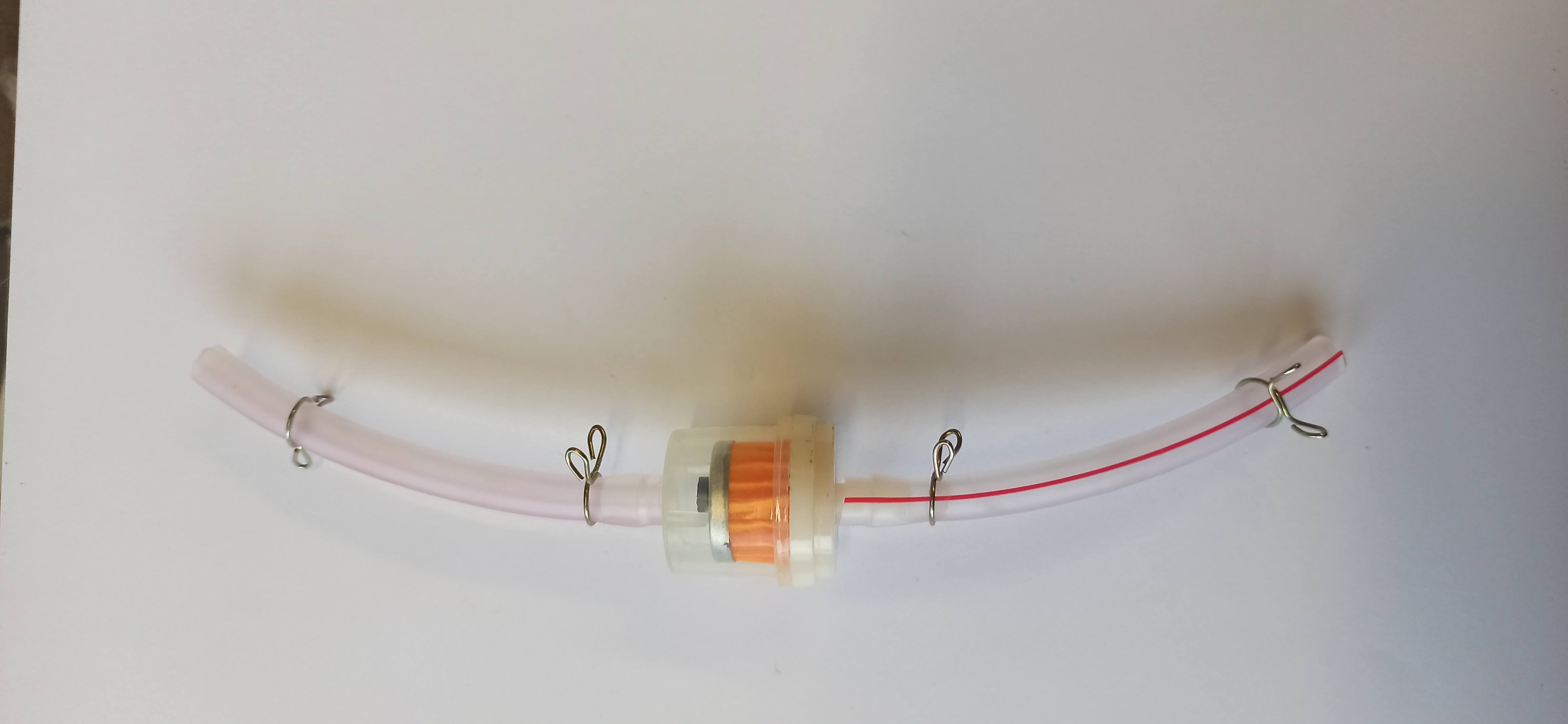 Филтър за бензин с маркуч и скоби