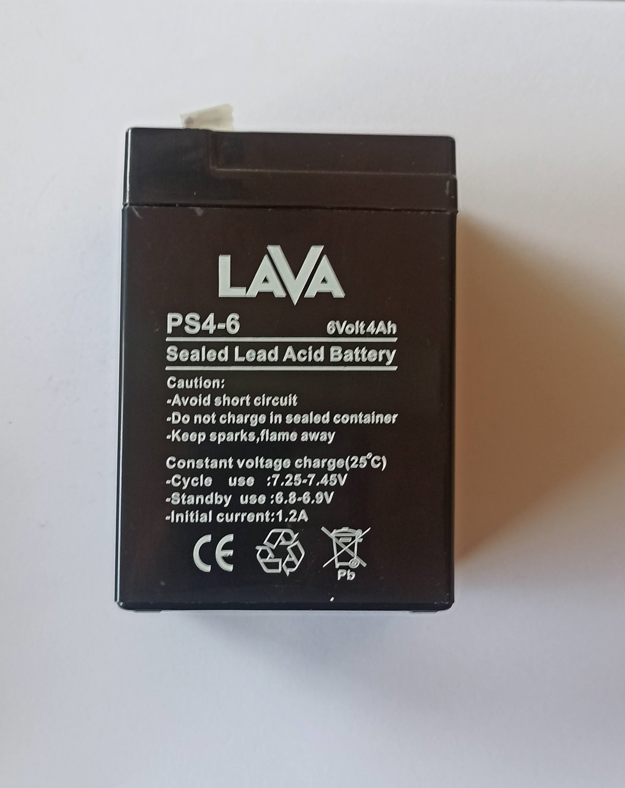 Акумулаторна Батерия LAVA 6V4Ah